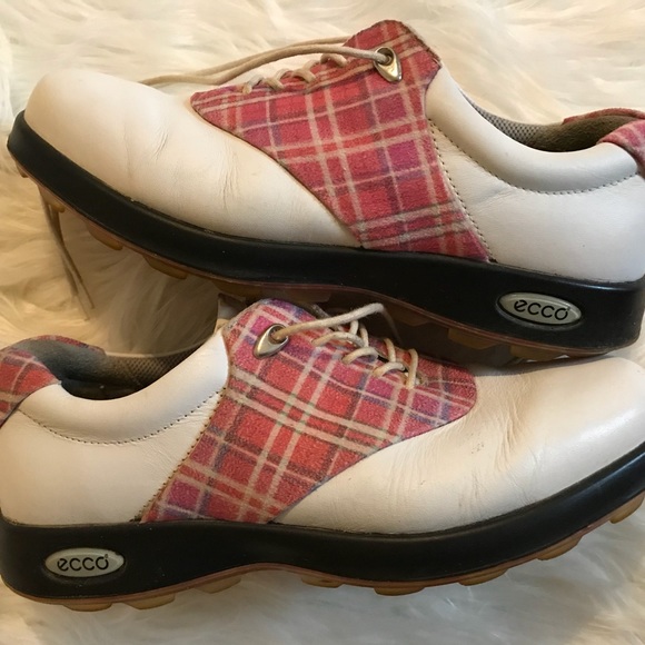 pink ecco golf shoes